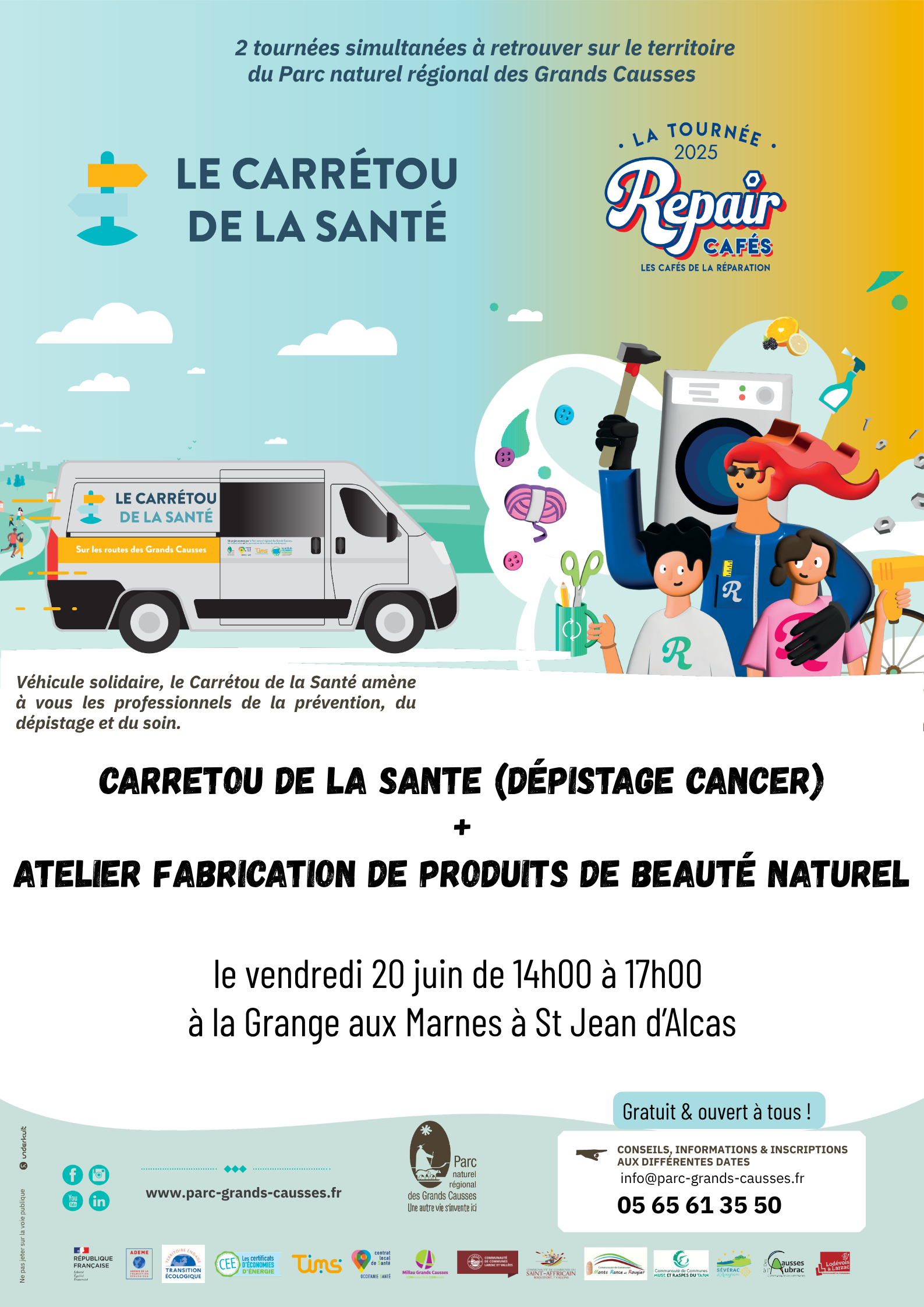 Lire la suite à propos de l’article Le carretou de la santé fait halte à Saint-Jean d’Alcas